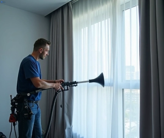 Professional drapes cleaning process tools Matty Curtain Cleaning kelvin-grove